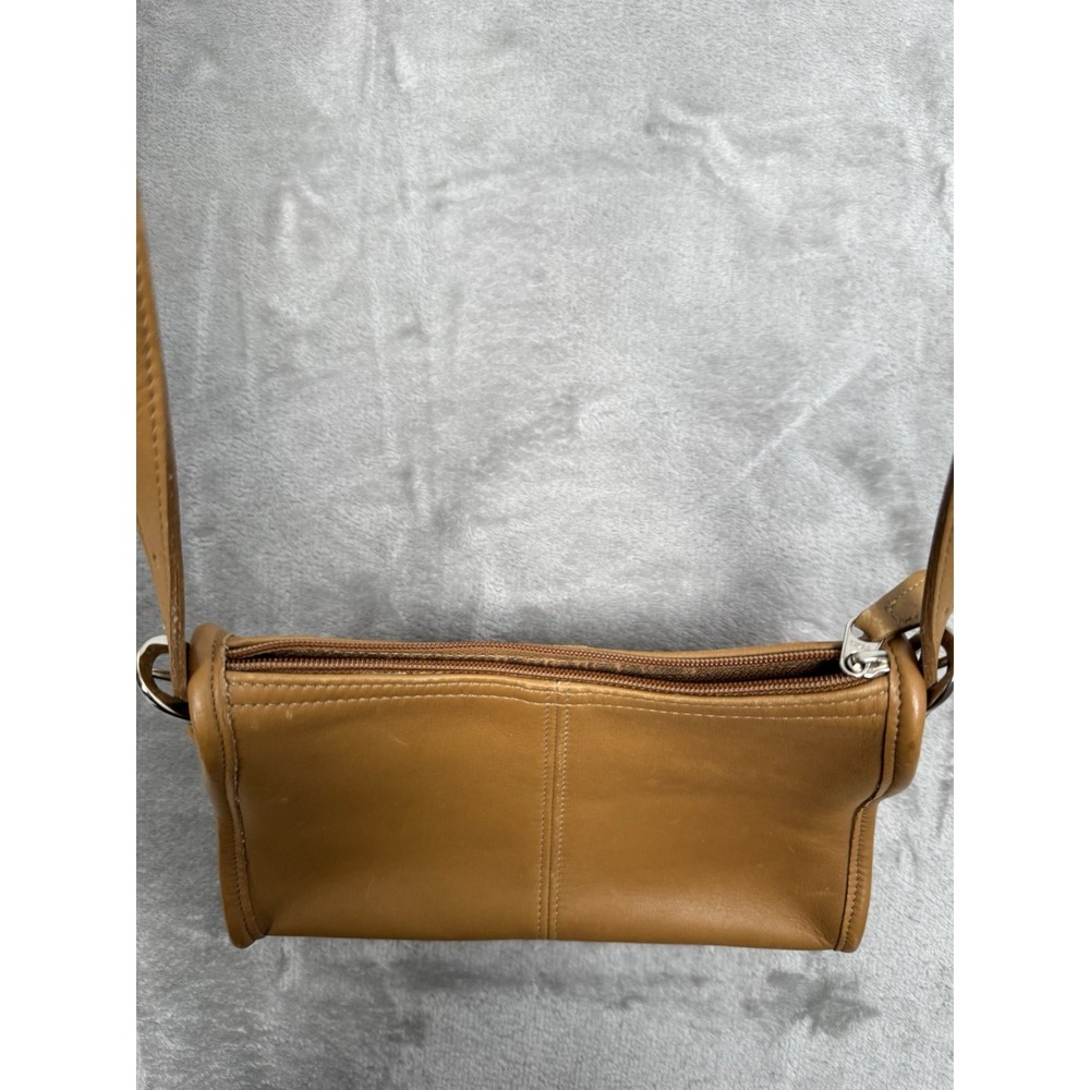 Vintage Coach Tan Soho Bag 4104 Demi Zip Purse Shoulder Costa Rica 1998 90s - Picture 7 of 13